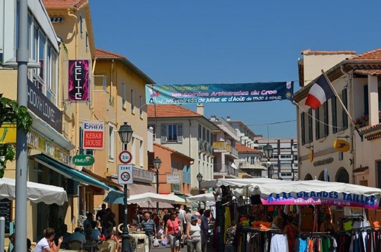 Gorgeous Apt With Terrace, Elevator, Ac, Free Parking - Le Regis Appartement Cagnes-sur-Mer Buitenkant foto