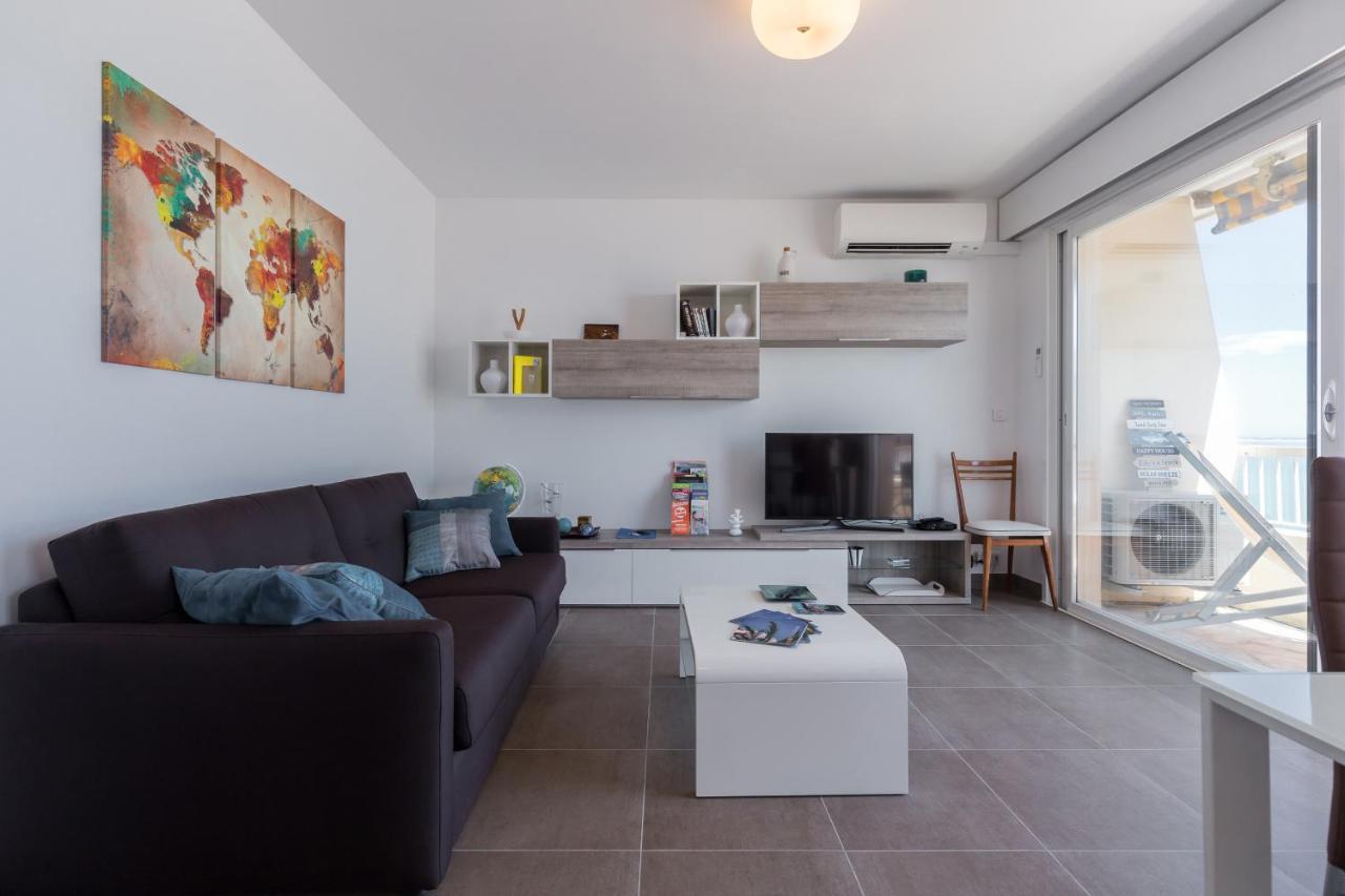 Gorgeous Apt With Terrace, Elevator, Ac, Free Parking - Le Regis Appartement Cagnes-sur-Mer Buitenkant foto